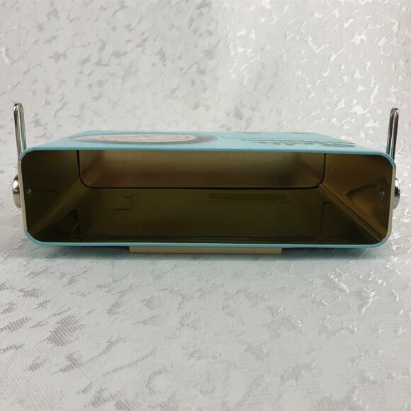 Homegoods Collectible Radio Tin / Retro Sky-Blue “Radio” Lunch Box or Décor - Picture 4 of 14